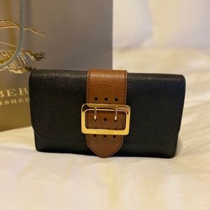 Burberry Madison flap buckle handbag